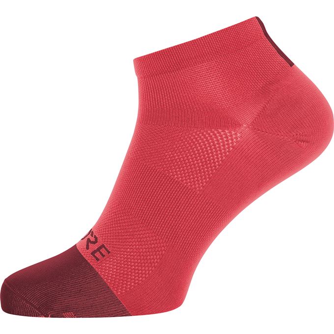 GORE M Light Short Socks-hibiscus pink/chestnut red-35/37