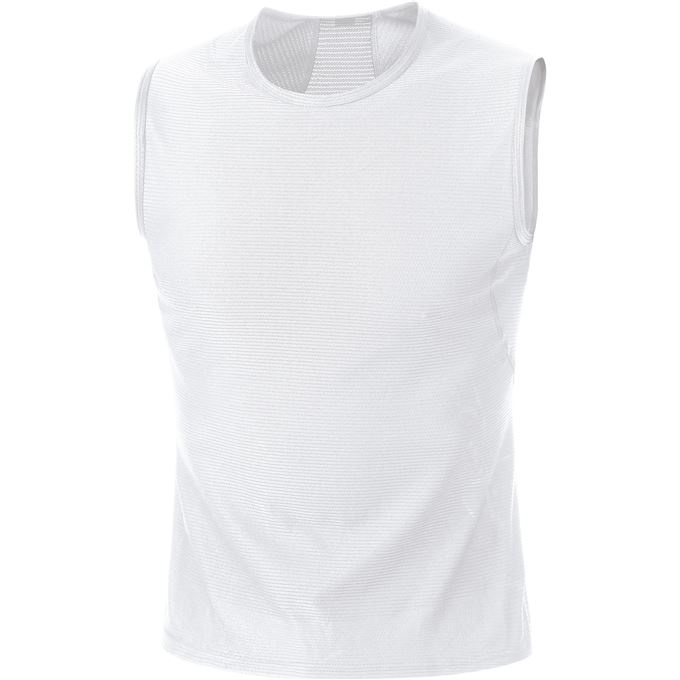 GORE M Base Layer Sleeveless Shirt-white-S
