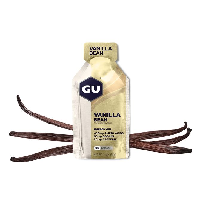 Výprodej-GU Energy Gel 32 g Vanilla Bean 1 SÁČEK AKCE EXP 05/23
