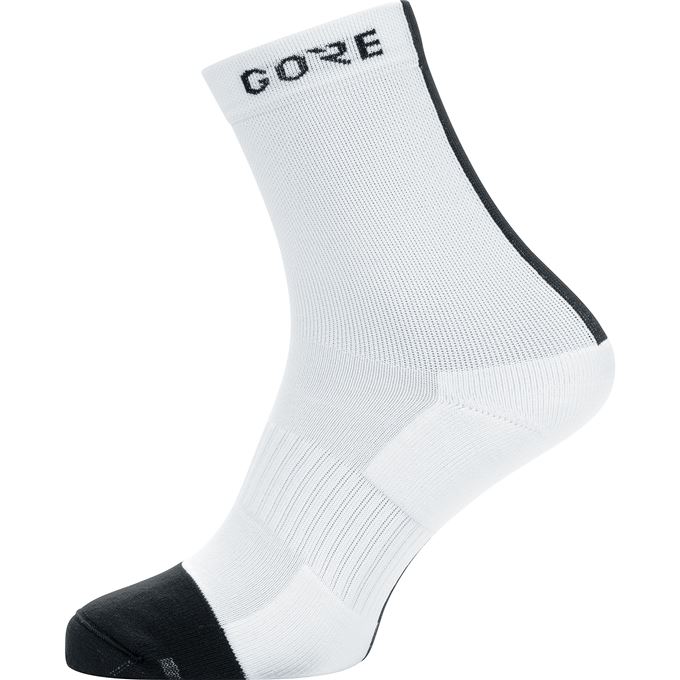 GORE M Mid Socks-white/black-35/37