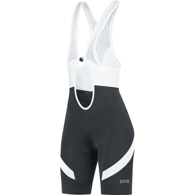 GORE C5 Women Bib Shorts+-black/white-36
