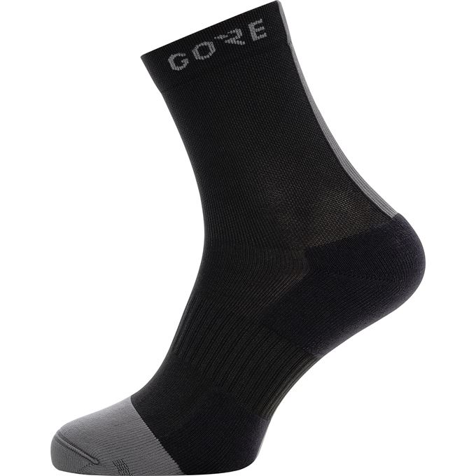 GORE M Mid Socks-black/graphite grey-44/46