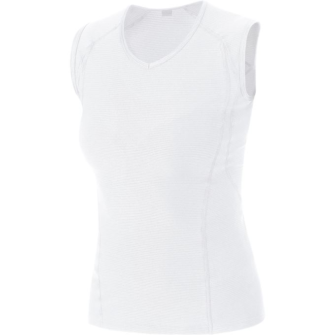GORE M Women Base Layer Sleeveless Shirt-white-40