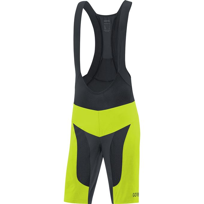 GORE C7 Pro 2in1 Bib Shorts+-citrus green/black-XXL