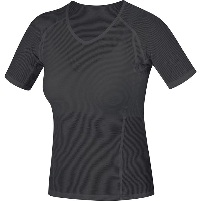 GORE M Women Base Layer Shirt-black-34