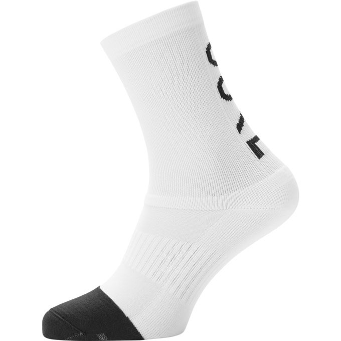 GORE M Mid Brand Socks-white/black-44/46