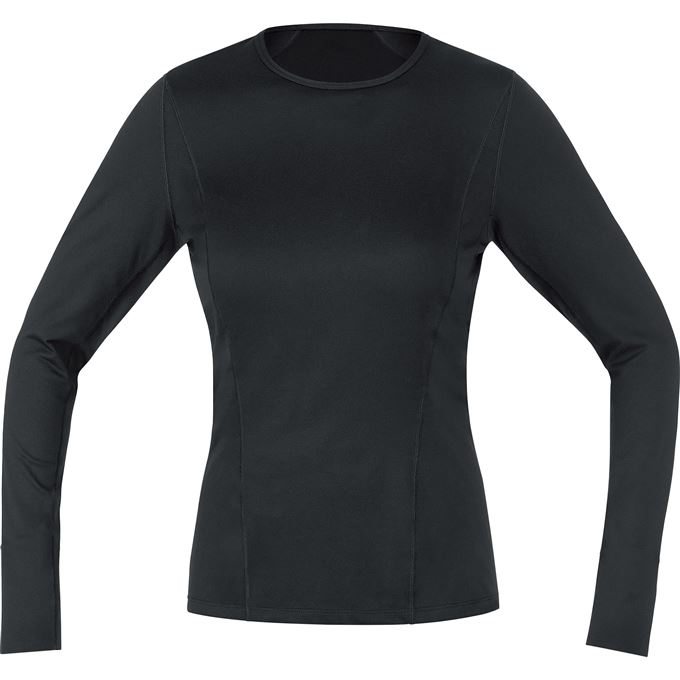 GORE M Women Base Layer Long Sleeve Shirt-black-36